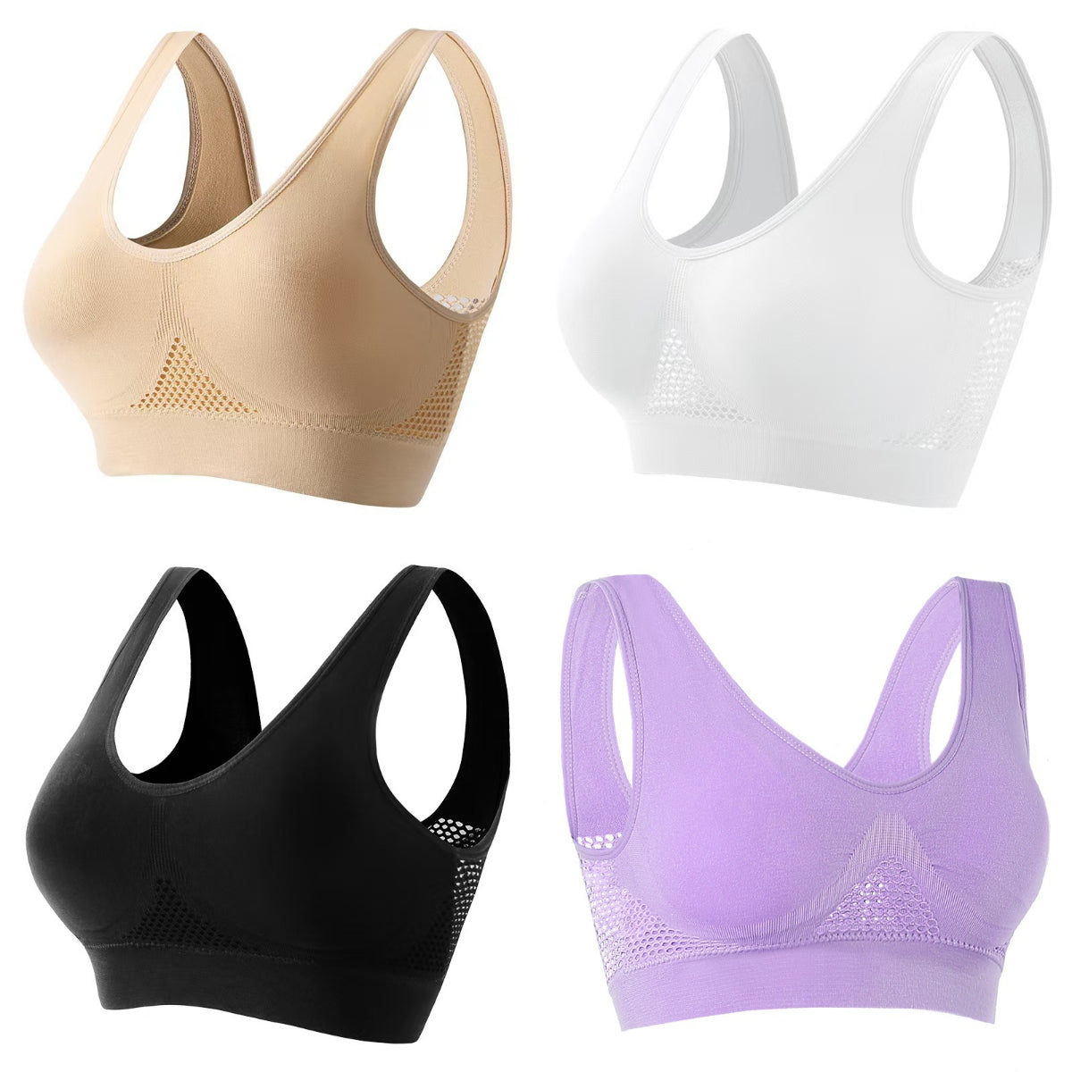 đ„°ăBalenĂ 4 kusĆŻăProdyĆĄnĂĄ a stylovĂĄ podprsenka velkĂ© velikosti â€ïžă40-120 kgă