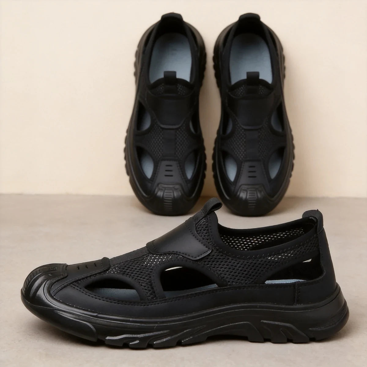 👟Letnia oferta specjalna🏆【Rozmiary 38-46】Nowe letnie męskie sandały antypoślizgowe, lekkie obuwie sportowe i codzienne