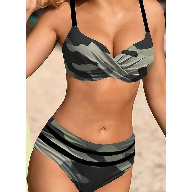 👙🏊♀️【S-5XL】2026 lato nowy styl damski drukowany kostium kąpielowy seksowne bikini, must-have na wakacje na plaży