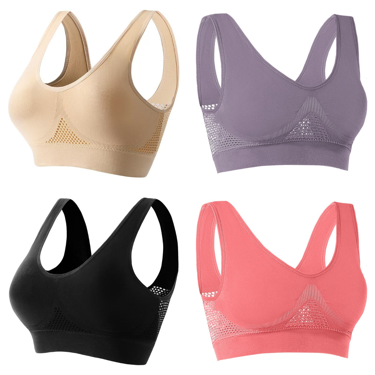 đ„°ăBalenĂ 4 kusĆŻăProdyĆĄnĂĄ a stylovĂĄ podprsenka velkĂ© velikosti â€ïžă40-120 kgă