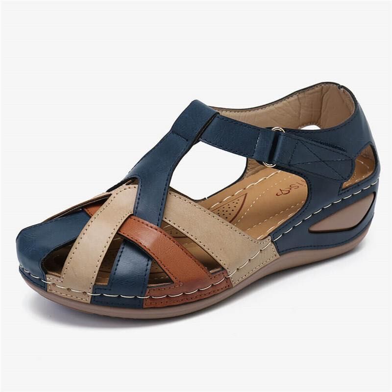 🩰【Najlepiej sprzedające się buty damskie w nowym stylu】【35-43】Wygodne damskie sandały rzymskie wykonane z miękkiej skóry