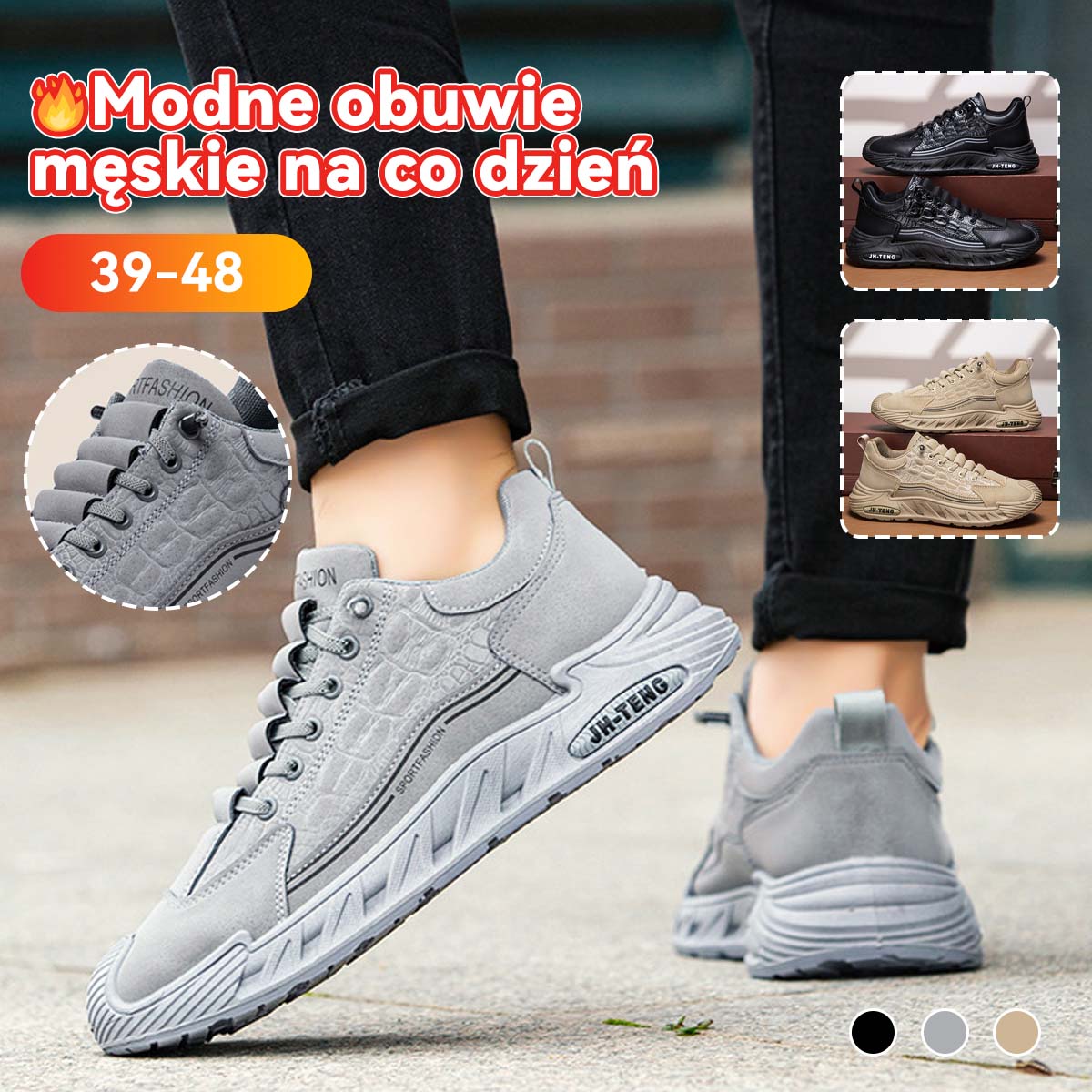 Nowość (39-44) wodoodporne i oddychające buty sportowe męskie, buty sportowe z miękką podeszwą