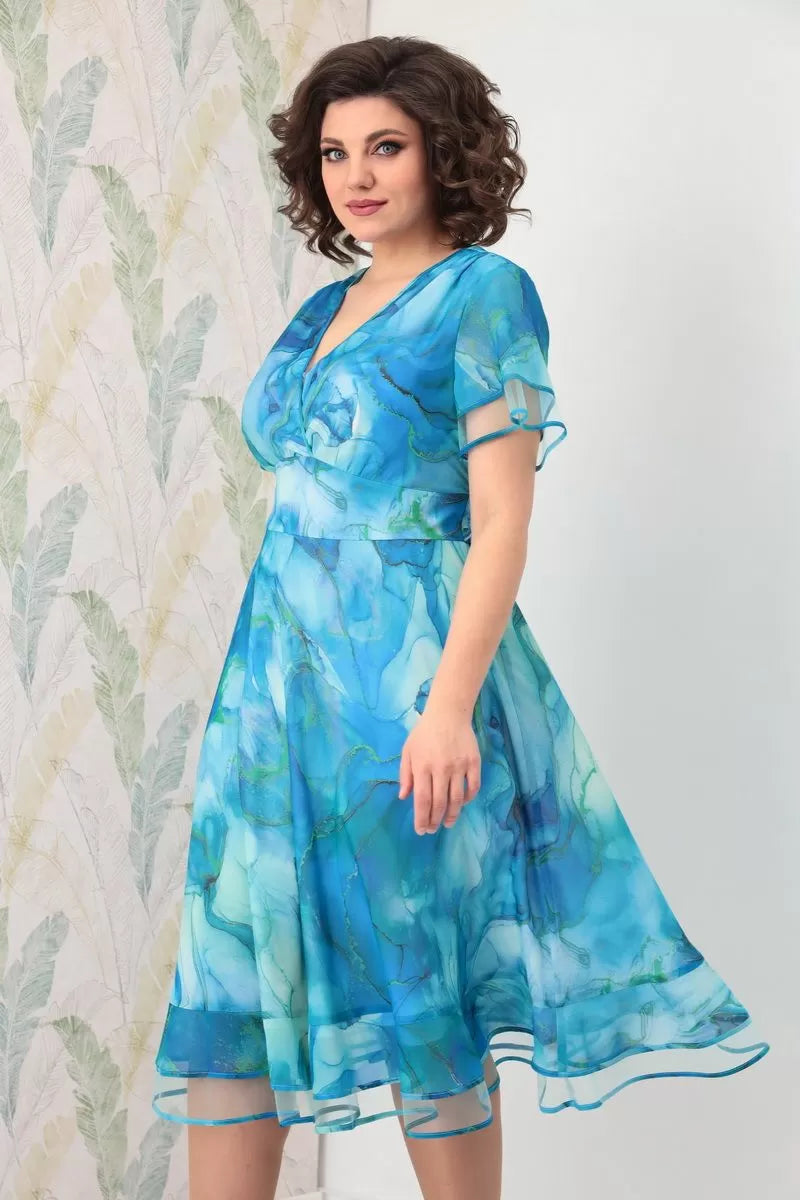 【S-5XL】 2025 Nowa elegancka sukienka z szyfonu
