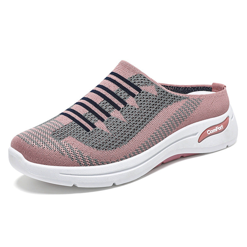 【36-41】🔥Ostatnia oferta - 50% zniżki - Wygodne i lekkie damskie wsuwane trampki z siateczki
