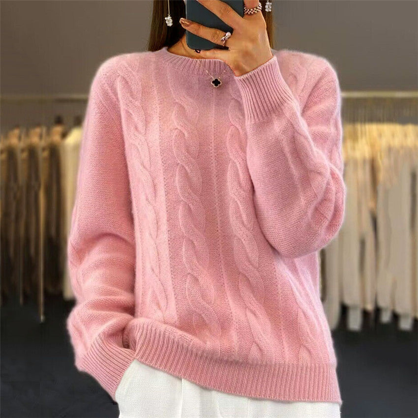 🔥✨【Podzimní nový styl】【S-2XL】2025 Jednobarevný vysoce kvalitní, měkký a pohodlný vlněný svetr.