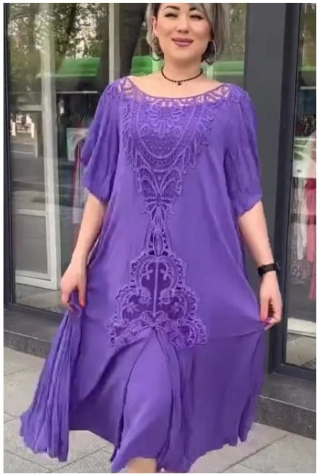 🔥Ograniczona czasowo zniżka 50%❤️【S-5XL】Nowa sukienka z 2025 r., duży rozmiar, codzienny komfort
