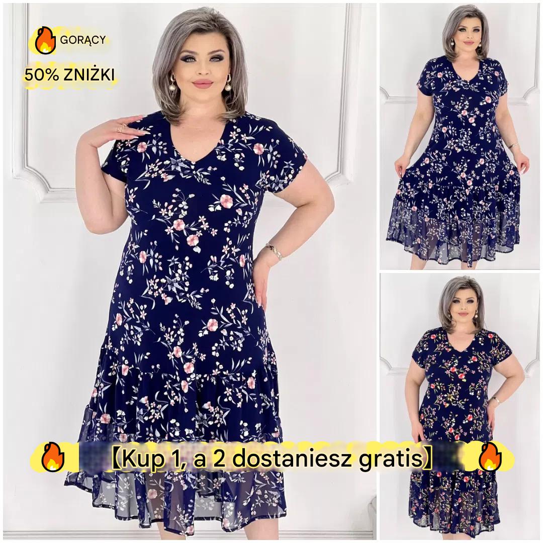 💥50% zniżki💥💕【S-5XL】Wysokiej jakości, wygodna i modna sukienka