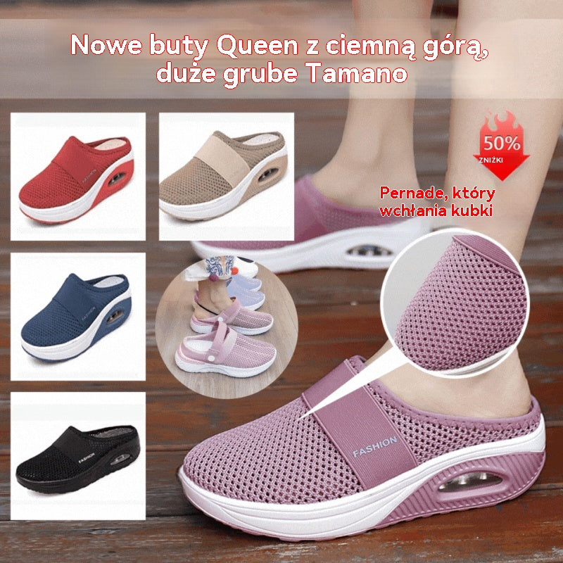 【Najlepiej sprzedające się buty damskie w nowym stylu】【35-43】 2025 buty z poduszką powietrzną i siateczką typu hollow