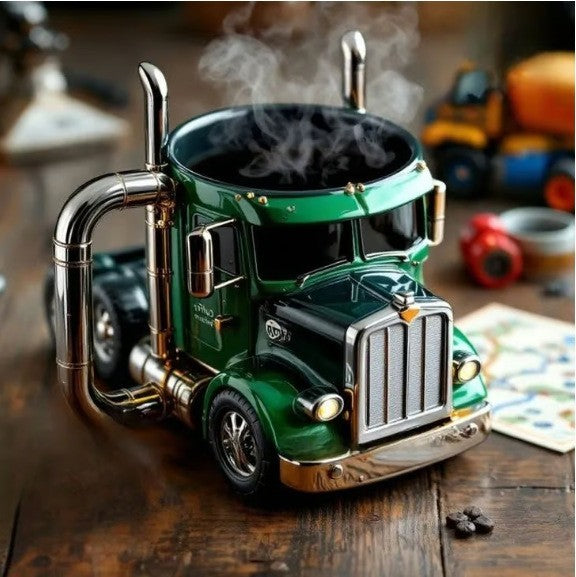 🚛【50% zniżki】Ręcznie robiony kubek do kawy w kształcie ciężarówki