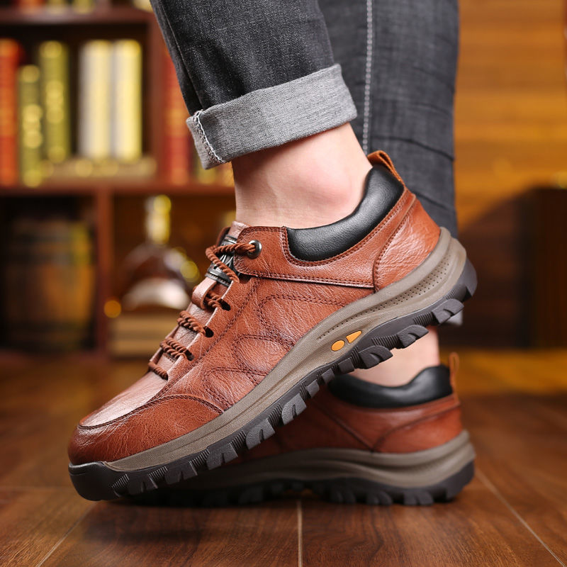 🔥👞Najbolje prodajan model - Novi moški čevlji iz pravega usnja za zgodnjo jesen 2025, vrhunsko udobje