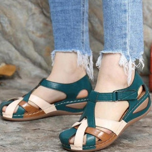 ✨🩰【Poletna posebna ponudba】【Velikosti 35-43】Udobni ženski rimski sandali, mehko usnje - časovno omejena ponudba