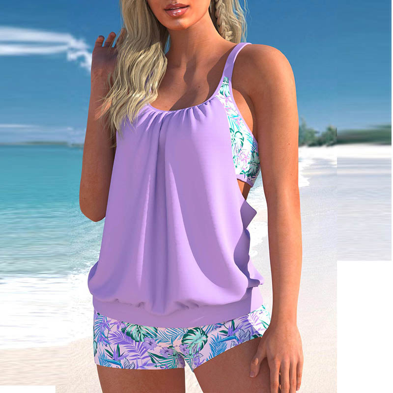 🩱【Ostatni dzień - 50% zniżki】💗【S-5XL】Elegancki damski kostium kąpielowy z nadrukiem