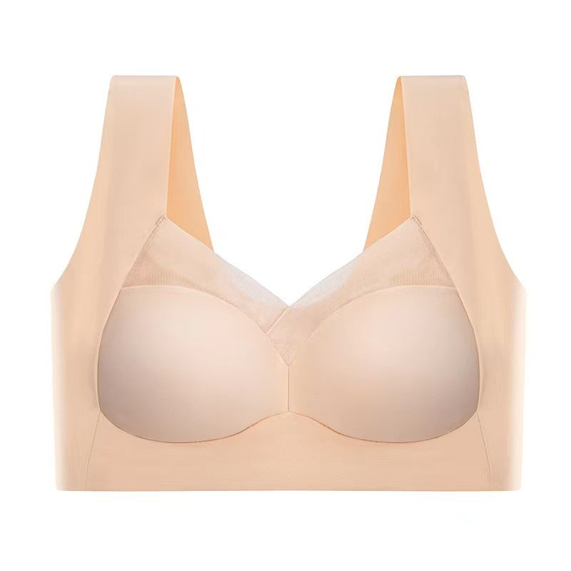 🎽【Kup jeden, a drugi dostaniesz gratis】Biustonosz push-up Ice Silk – wygodny biustonosz dla kobiet w średnim i starszym wieku