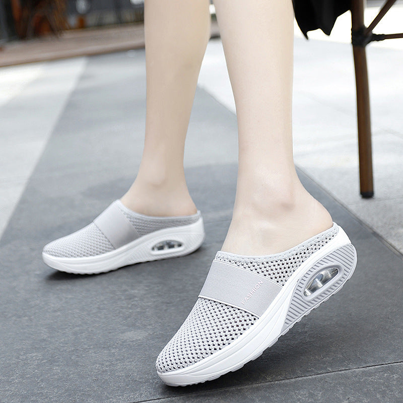 👡😍🎁【Nov izdelek po znižani ceni】💖 [35-43] Čevlji z zračno blazino Hollow mesh 2025 z visoko elastičnostjo in brez utrujenosti pri hoji