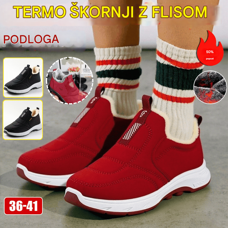 😘👟【Zimski bestsellery】【35-41】Ženske udobne in ogrete športne čevlje – Objemi toploto takoj, poslovite se od mraza!