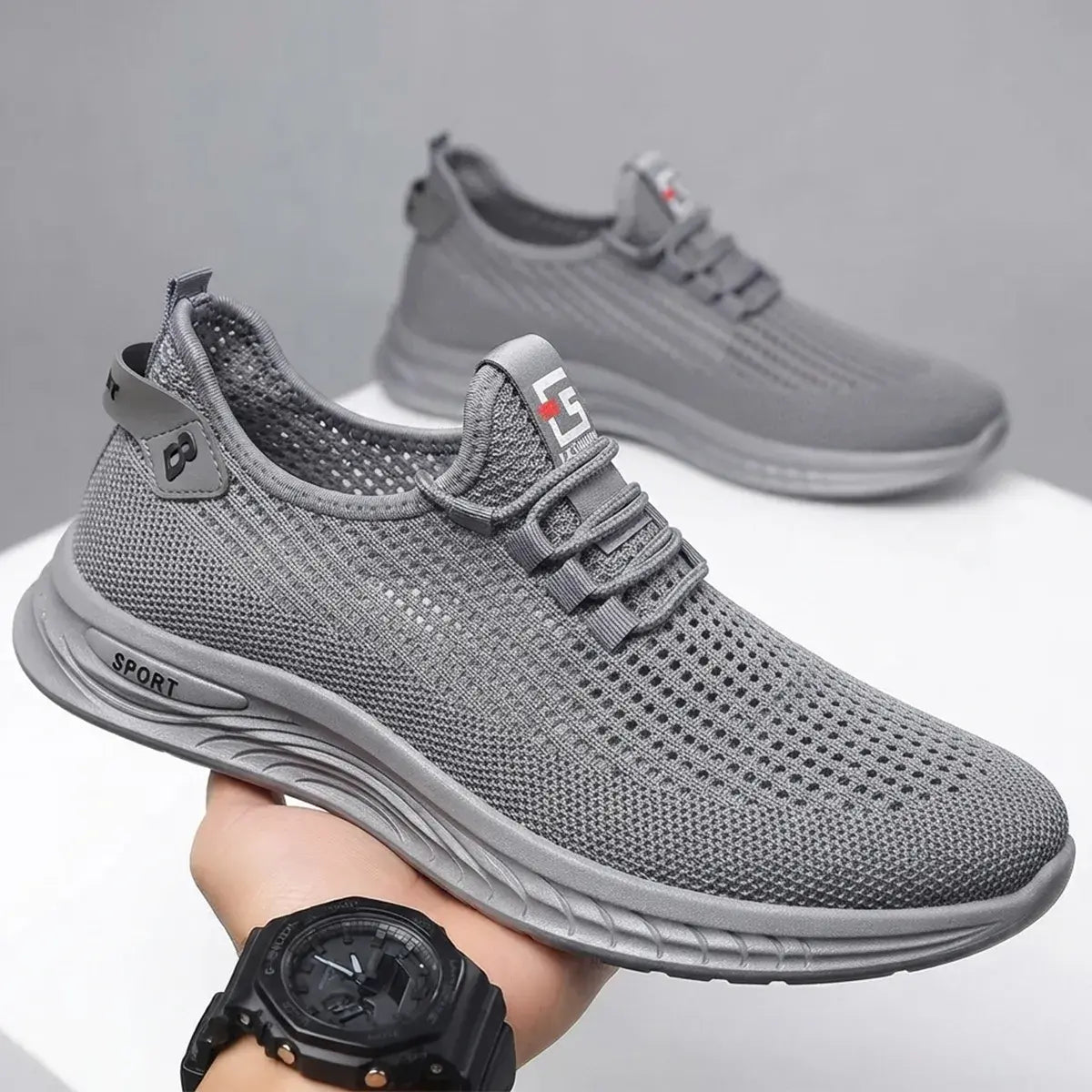 【39-44】Męskie buty casual, wygodne, przewiewne, siatkowe, antypoślizgowe i modne
