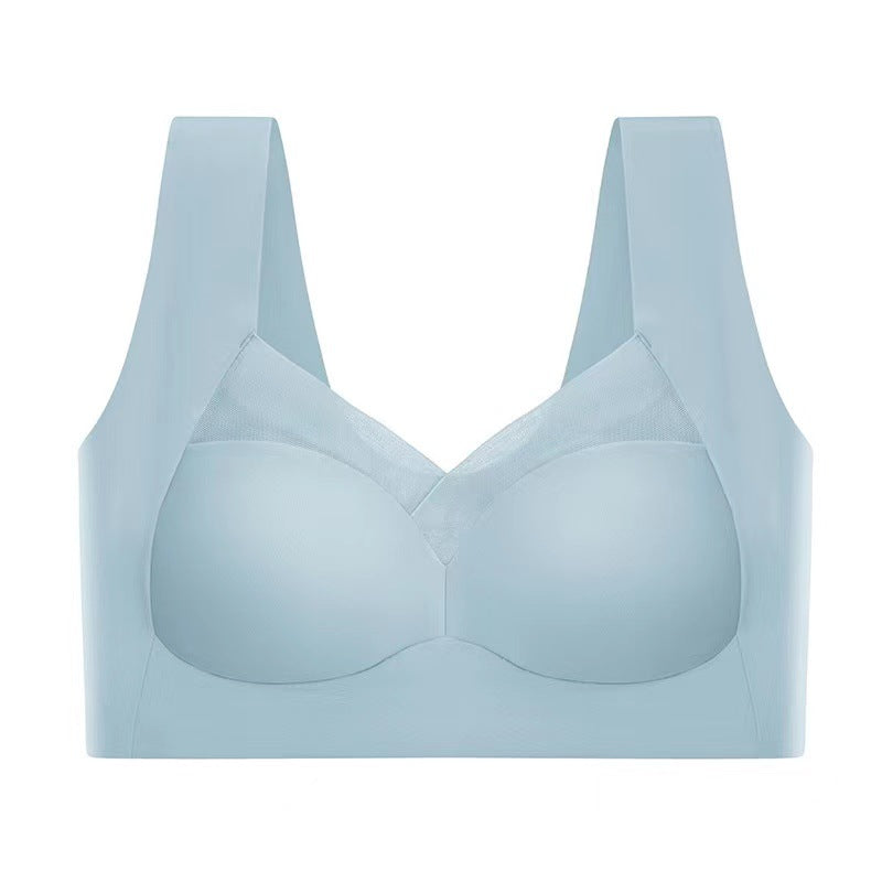 🎽【Kup jeden, a drugi dostaniesz gratis】Biustonosz push-up Ice Silk – wygodny biustonosz dla kobiet w średnim i starszym wieku