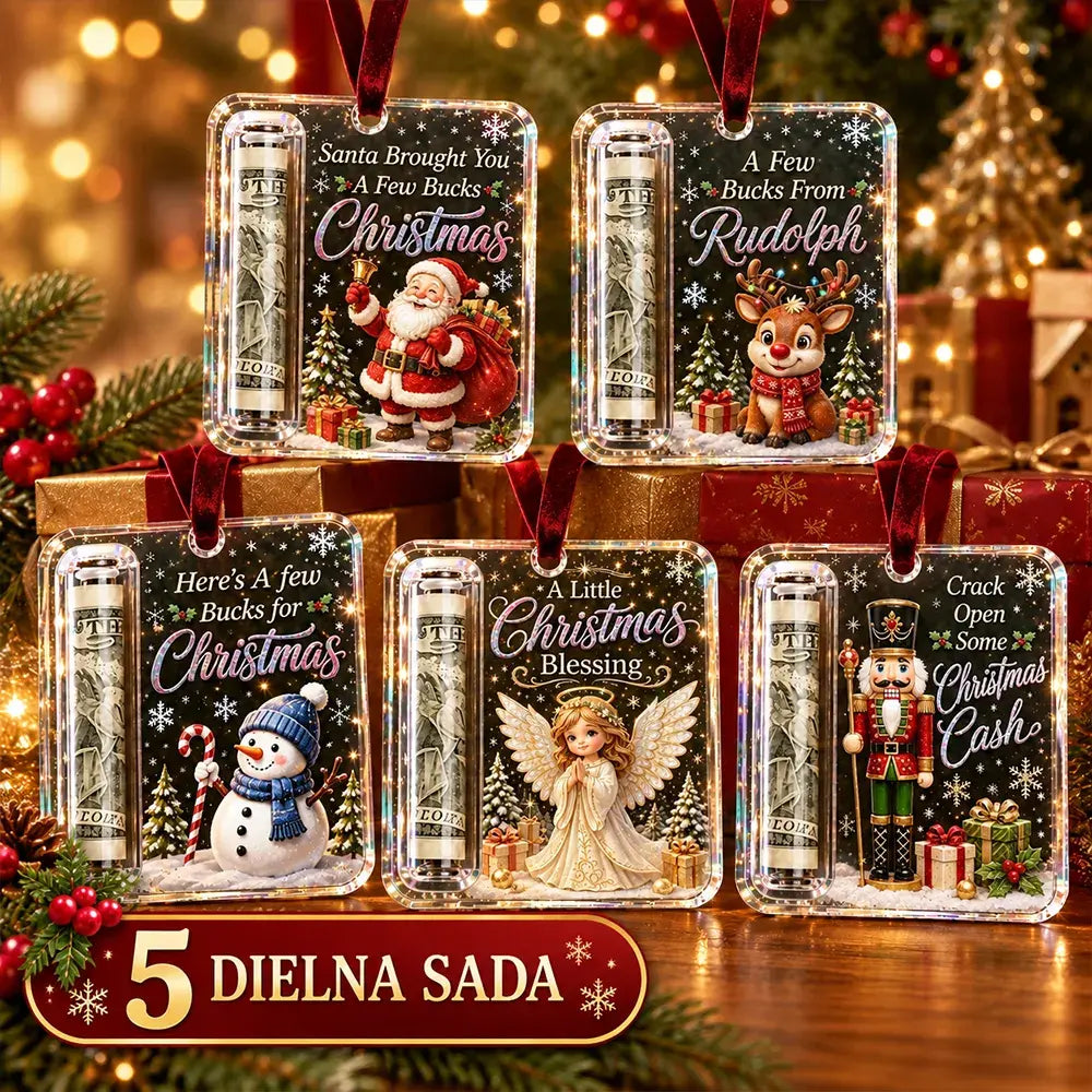 🎄 Ozdoba świąteczna na pieniądze ✨ Ozdoba na choinkę, w której można schować banknoty – kreatywny i zaskakujący prezent świąteczny.
