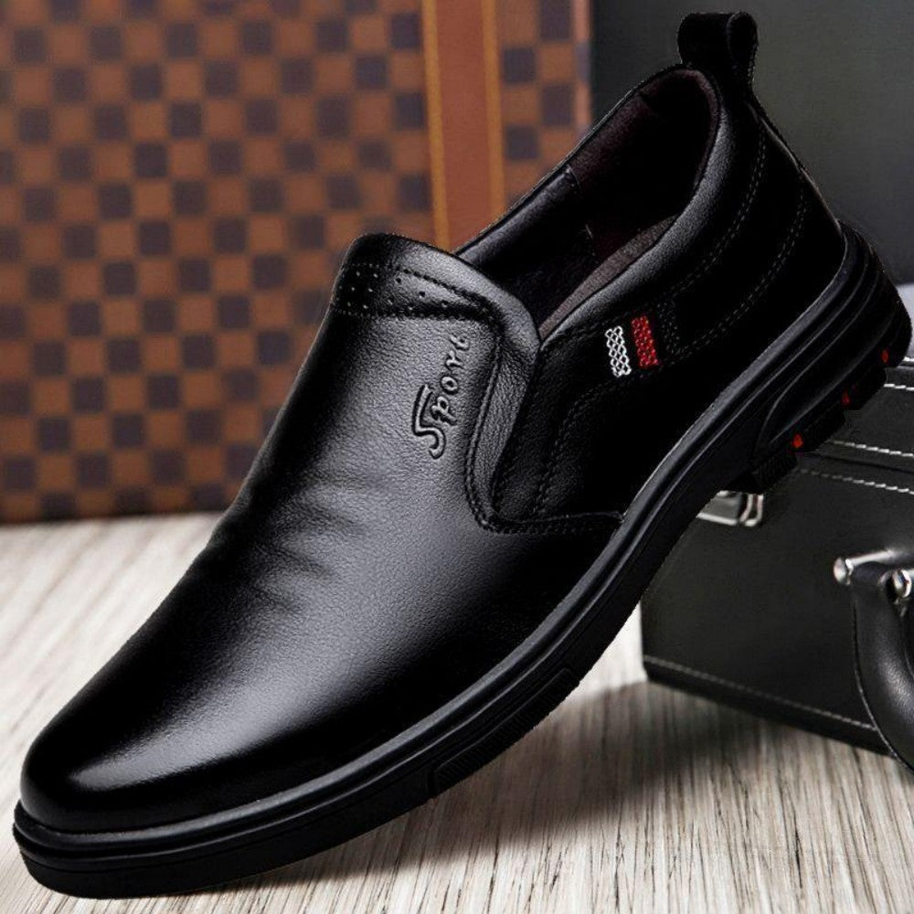 👟【Tallas 38-44】💖Nuevos zapatos de negocios de cuero genuino para hombre 2026, casuales, cómodos y suaves.