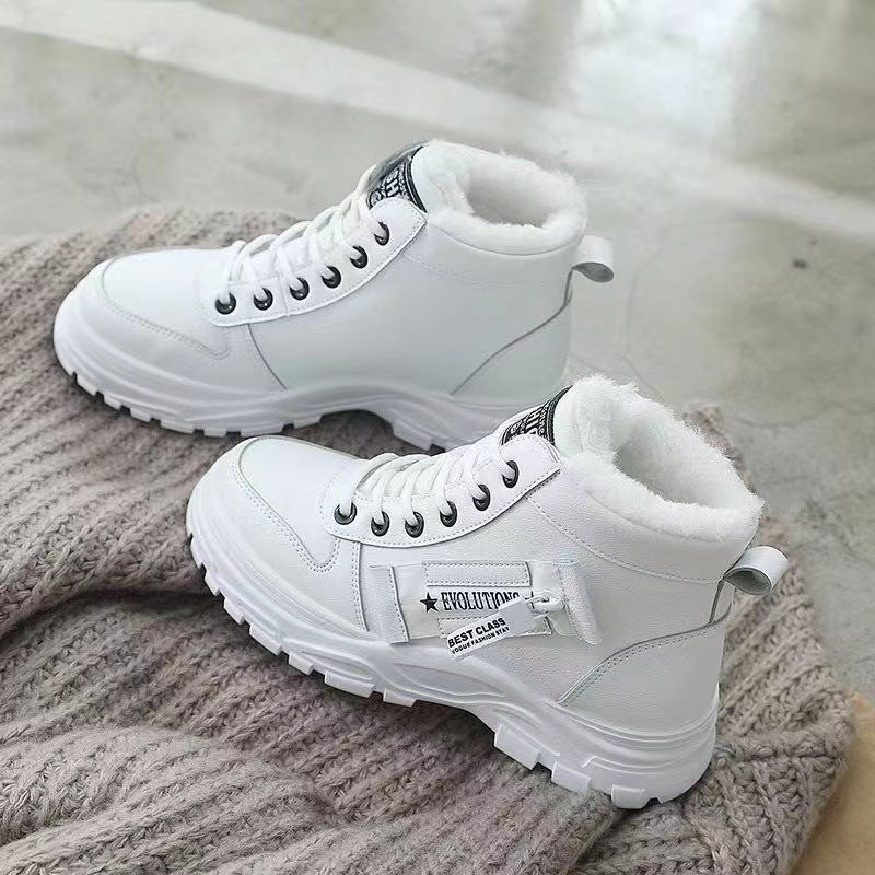 🔥【Połowa ceny】🥰【Rozmiary 35-45】Damskie zimowe buty śnieżne z bocznym zamkiem błyskawicznym
