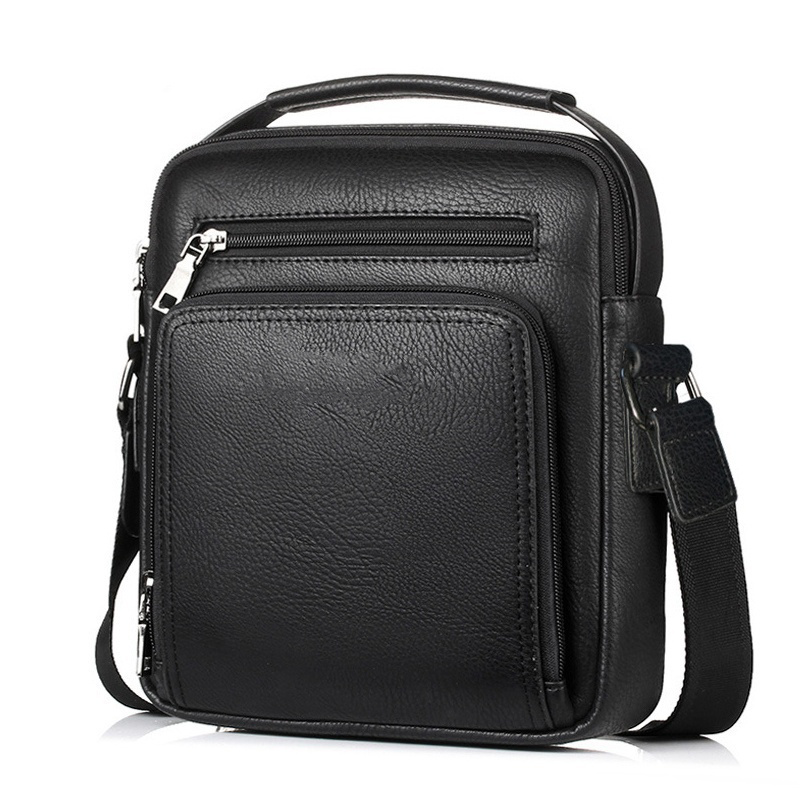 👍👍【Gorący nowy produkt】🎁Modna biznesowa, swobodna, skórzana torba na ramię, lekka i praktyczna