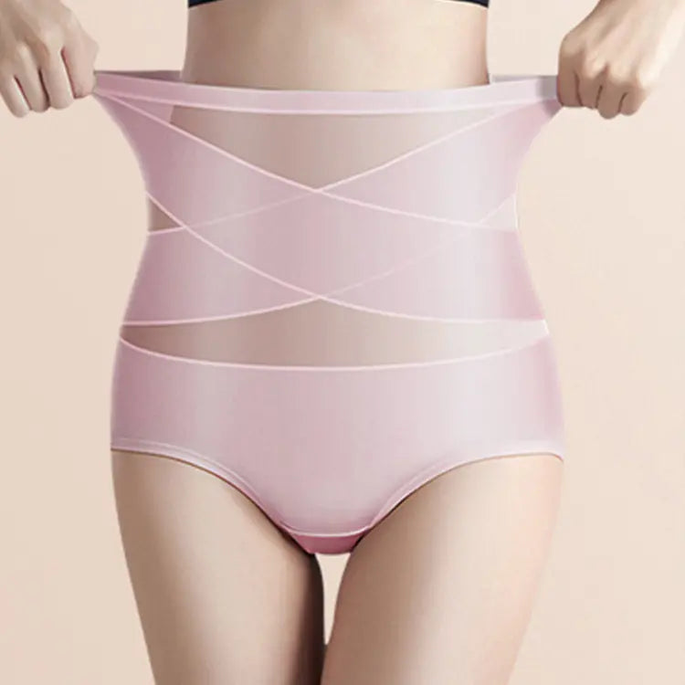 🔥 Majtki damskie z wysokim stanem plus size – krzyżowy fason, modelowanie brzucha i wygodne dopasowanie ✨-druga sztuka za pół ceny