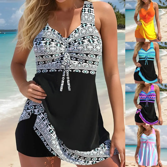 🏖️【S-5XL】【✨Kup jeden, drugi dostaniesz gratis】2026 damski zestaw kostiumów kąpielowych z nadrukiem