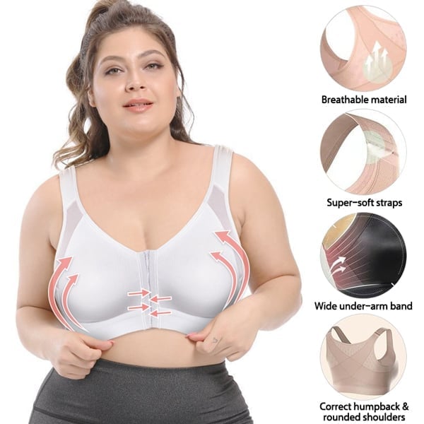 【Kup 1 dostaniesz 2 gratis】🥰 (3 szt.)👙【40-120kg】Biustonosz z pełnym kryciem i wsparciem