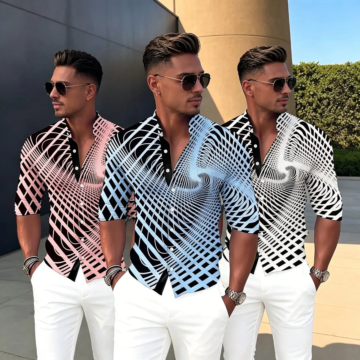 💥💥【Promocja ograniczona czasowo】👔【S-6XL】Męska bawełniana koszula z nadrukiem