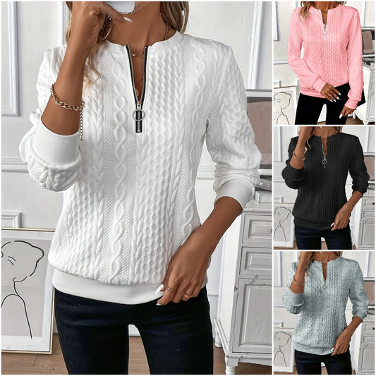 🎀🎀【Nowość oferta】【S-2XL】 2025 nowy jesienny i zimowy sweter damski zapinany na zamek