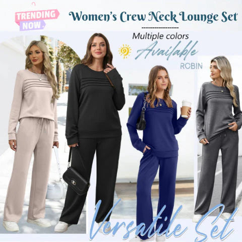 🔥Ostatni dzień – 50% zniżki 💖【S-5XL】Damski, modny, sportowy zestaw na co dzień, wysokiej jakości bawełniana koszulka z długim rękawem + spodnie - E ✅️Płatność przy odbiorze