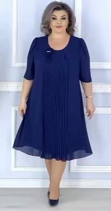 💃💥【S-5XL】2025 wiosna nowa wysokiej jakości sukienka szyfonowa, elegancka i temperamentna