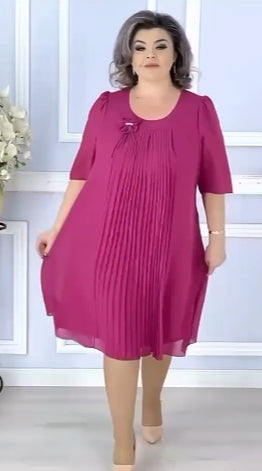 💃💥【S-5XL】2025 wiosna nowa wysokiej jakości sukienka szyfonowa, elegancka i temperamentna