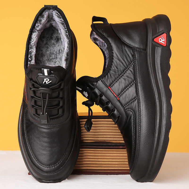 🔥🔥49% ZNIŻKI【38-46】Ciepłe, antypoślizgowe buty męskie z bawełnianą podszewką i grubą podeszwą