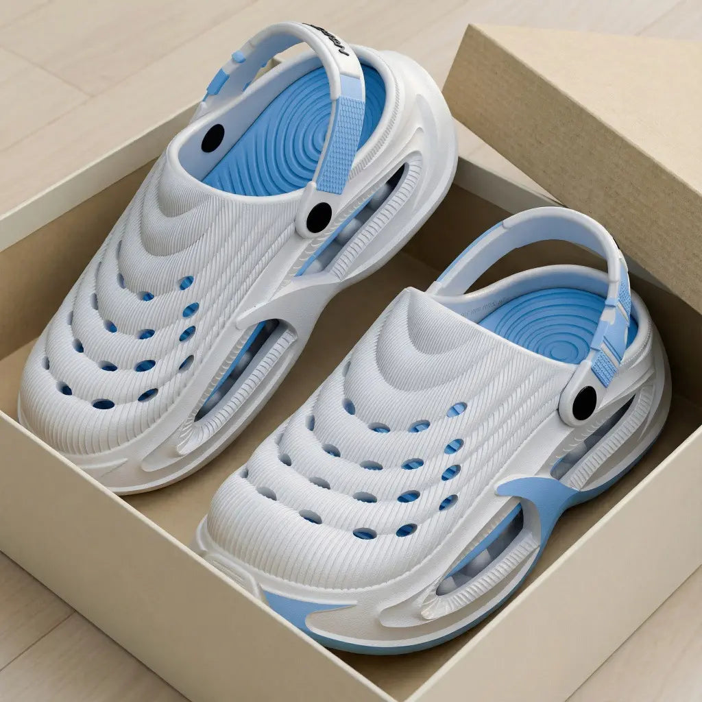 👟50% ZNIŻKI🌬️Męskie sandały wielofunkcyjne 2 w 1: gruba podeszwa EVA, antypoślizgowe, niezwykle lekkie i oddychające🏃‍♂️