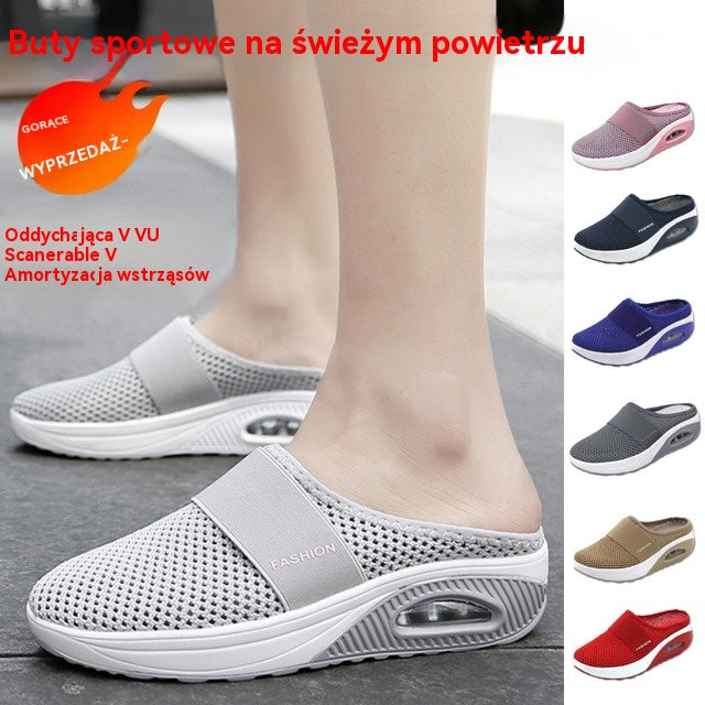 【Najlepiej sprzedające się buty damskie w nowym stylu】【35-43】 2025 buty z poduszką powietrzną i siateczką typu hollow