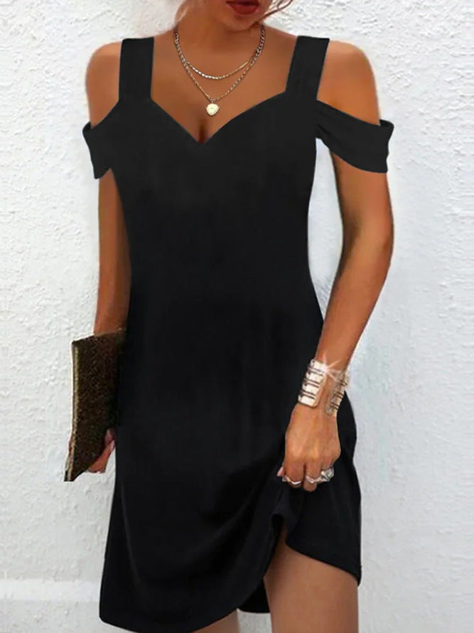 🔥👗Ograniczona czasowo zniżka 50%【S-5XL】Nowa letnia sukienka z dekoltem w serek i odkrytymi ramionami