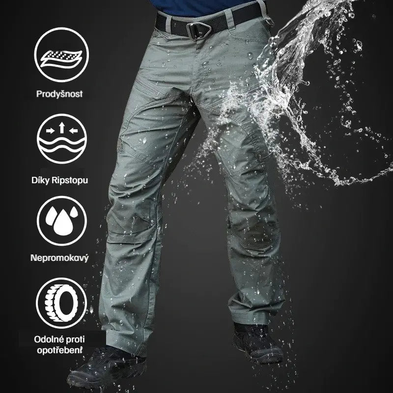 ✨【S-5XL】Vysoce kvalitní nepromokavé a odolné outdoorové pracovní kalhoty, tréninkové a bojové kalhoty, druhý kus za poloviční cenu