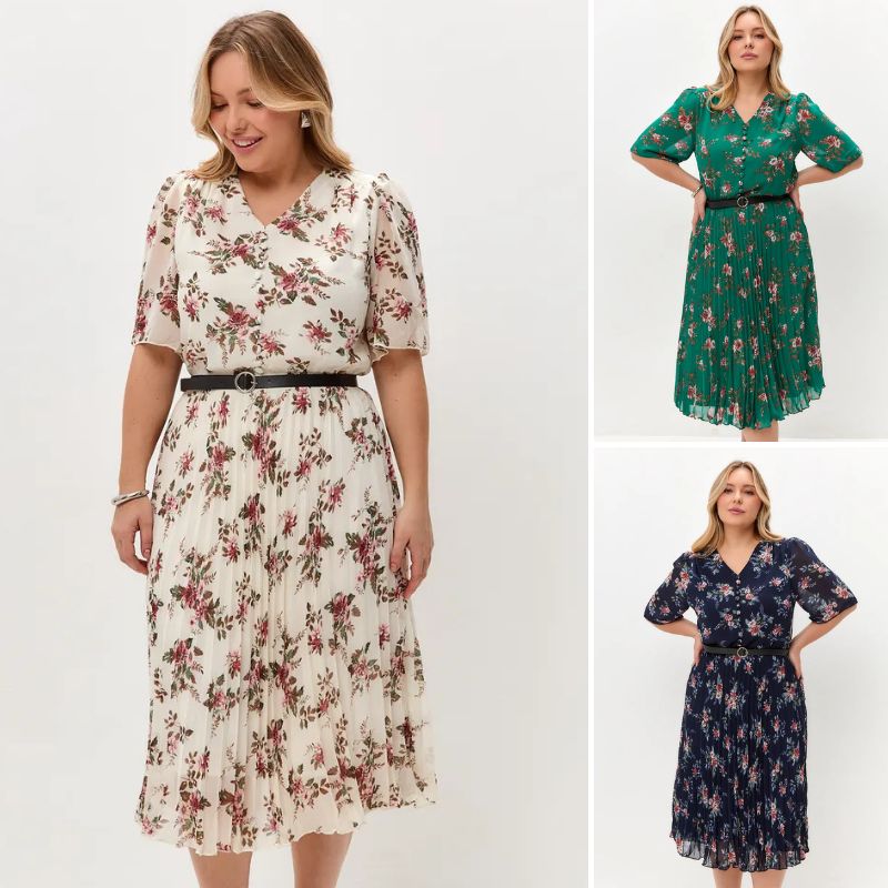 🏆Ograniczony czas 50% zniżki [Nowy produkt, gorąca wyprzedaż] 🌸💥 [S-5XL] Nowa elegancka sukienka w kwiaty