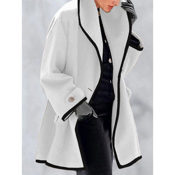 🥰【S-5XL】Nowy ciepły wełniany płaszcz na jesień/zimę – elegancki i luźny krój