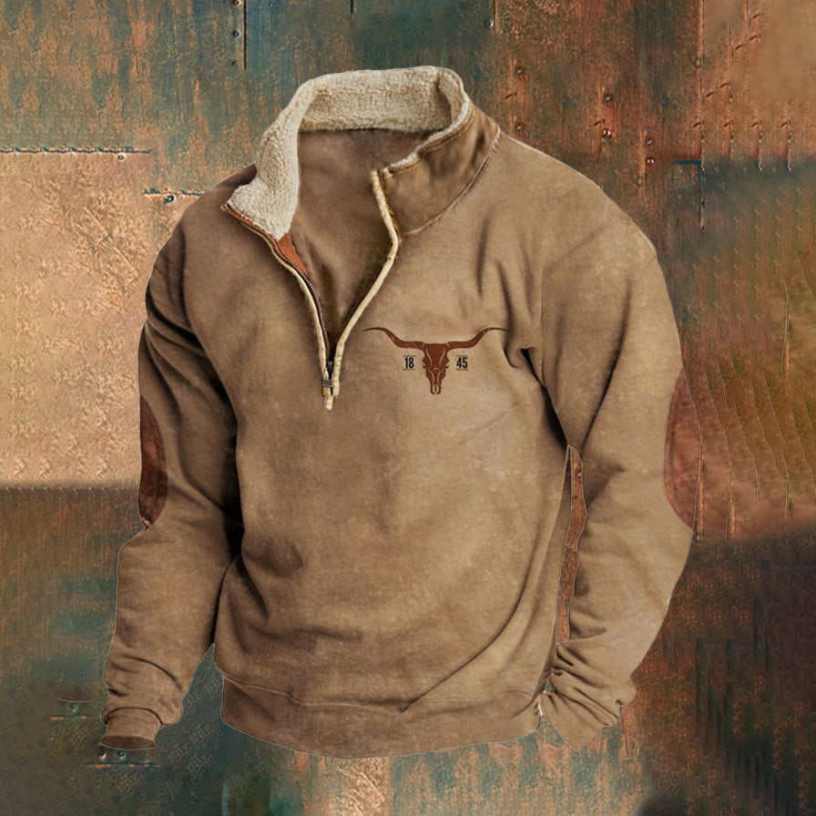 👕【50%OFF】【S-4XL]2025 Męski modny, jesienno-zimowy, ciepły sweter z długim rękawem i nadrukiem 3D