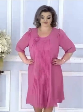 💃💥【S-5XL】2025 wiosna nowa wysokiej jakości sukienka szyfonowa, elegancka i temperamentna
