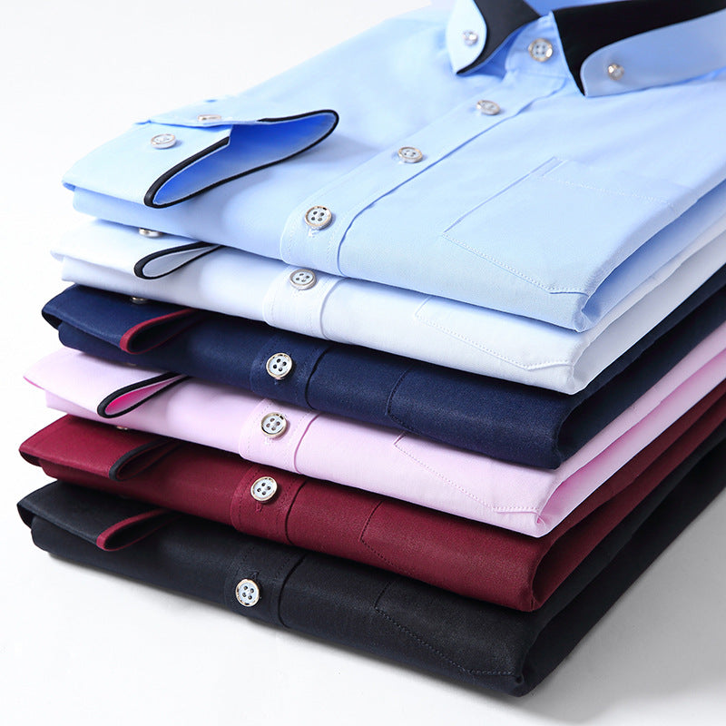 【S-4XL】👕2025 nowa, oddychająca męska koszula biznesowa na co dzień
