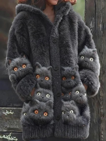 【S-5XL】z nadrukiem zwierząt, idealna na jesień i zimę 🧥✨