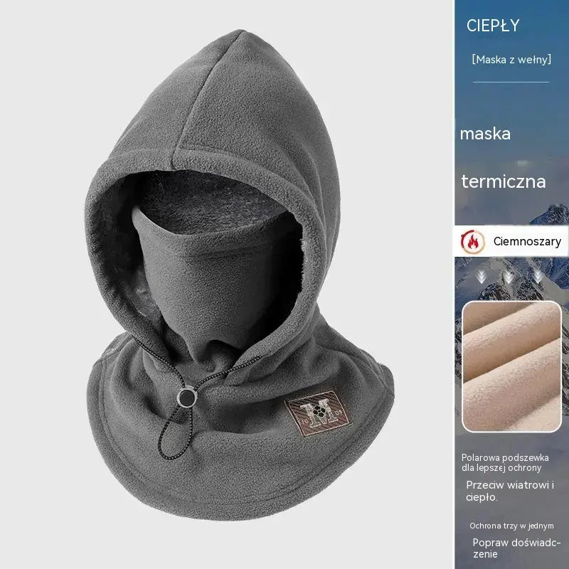 ☃ Bluza z kapturem i podszewką z polaru typu „3 w 1” – niezbędnik podczas jesiennych i zimowych przejażdżek rowerowych.