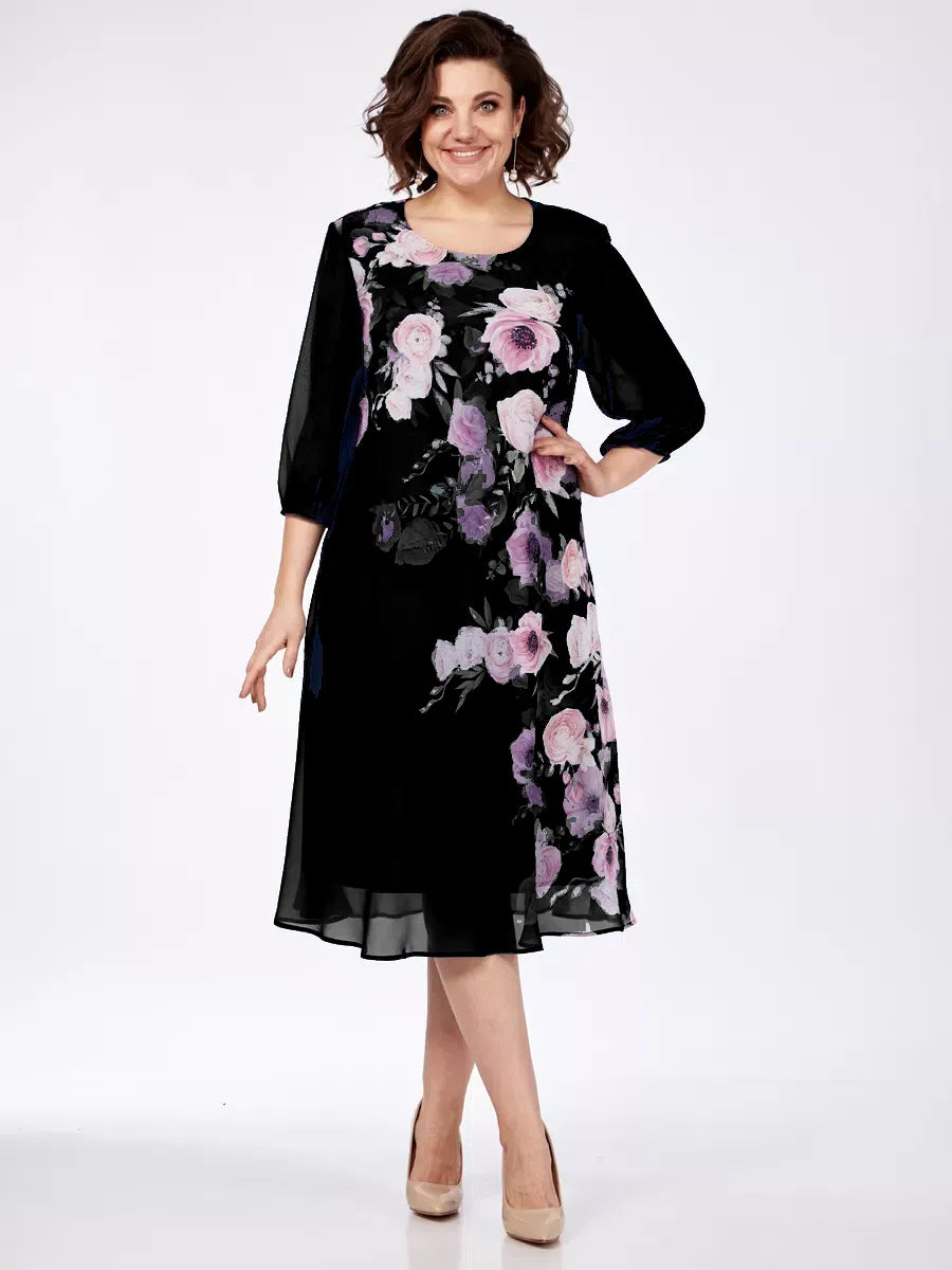 🌸💕【S-5XL】Elegantní šaty s potiskem🌷💃