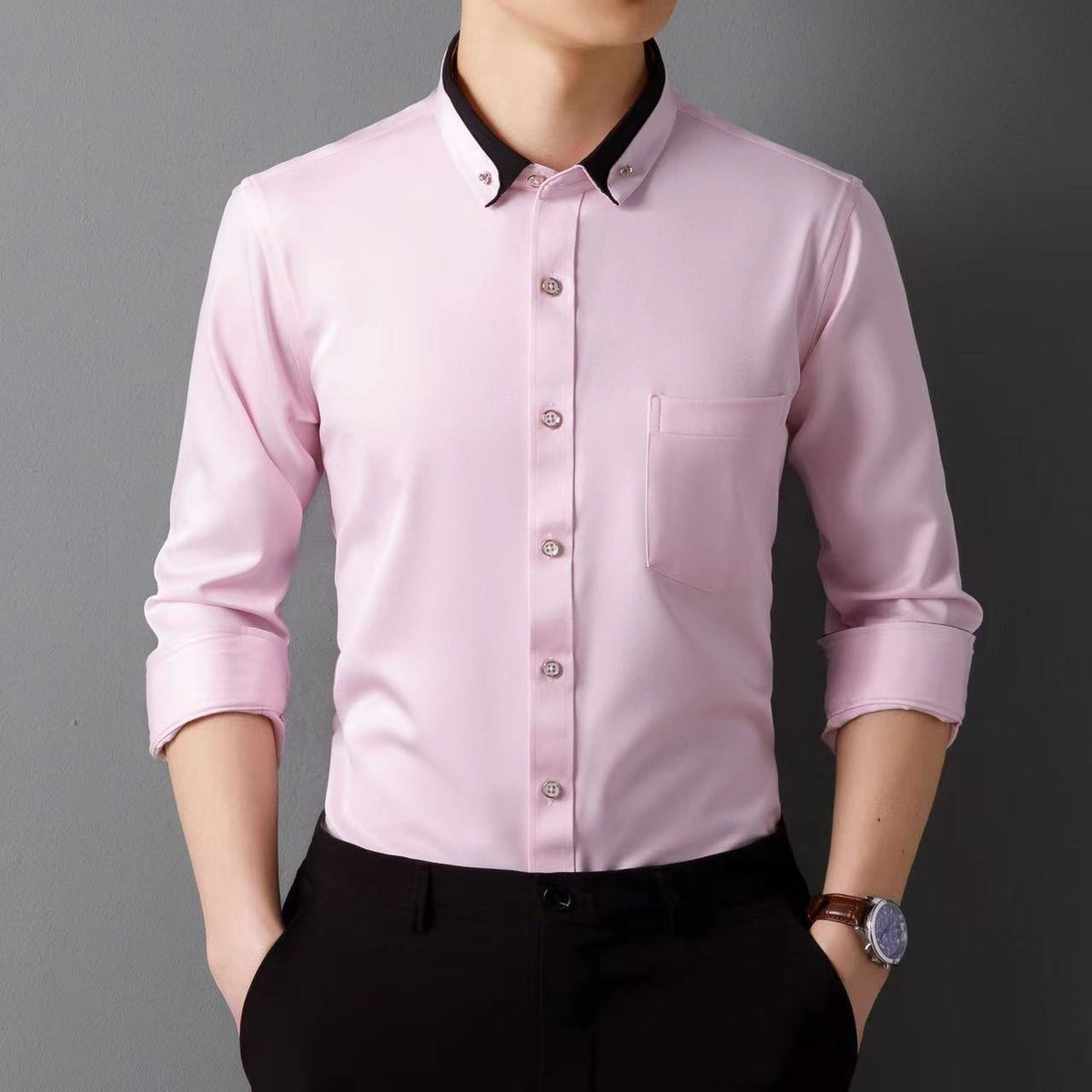 【S-4XL】👕2026 nowa, oddychająca męska koszula biznesowa na co dzień
