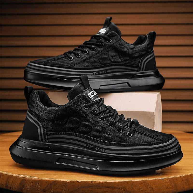 🔥Výprodej 【39-44】👟Módní pánská sportovní obuv, Four Seasons, ležérní boty s tlustou podrážkou