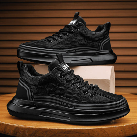 🔥Výprodej 【39-44】👟Módní pánská sportovní obuv, Four Seasons, ležérní boty s tlustou podrážkou