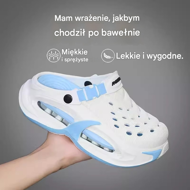👟50% ZNIŻKI🌬️Męskie sandały wielofunkcyjne 2 w 1: gruba podeszwa EVA, antypoślizgowe, niezwykle lekkie i oddychające🏃‍♂️